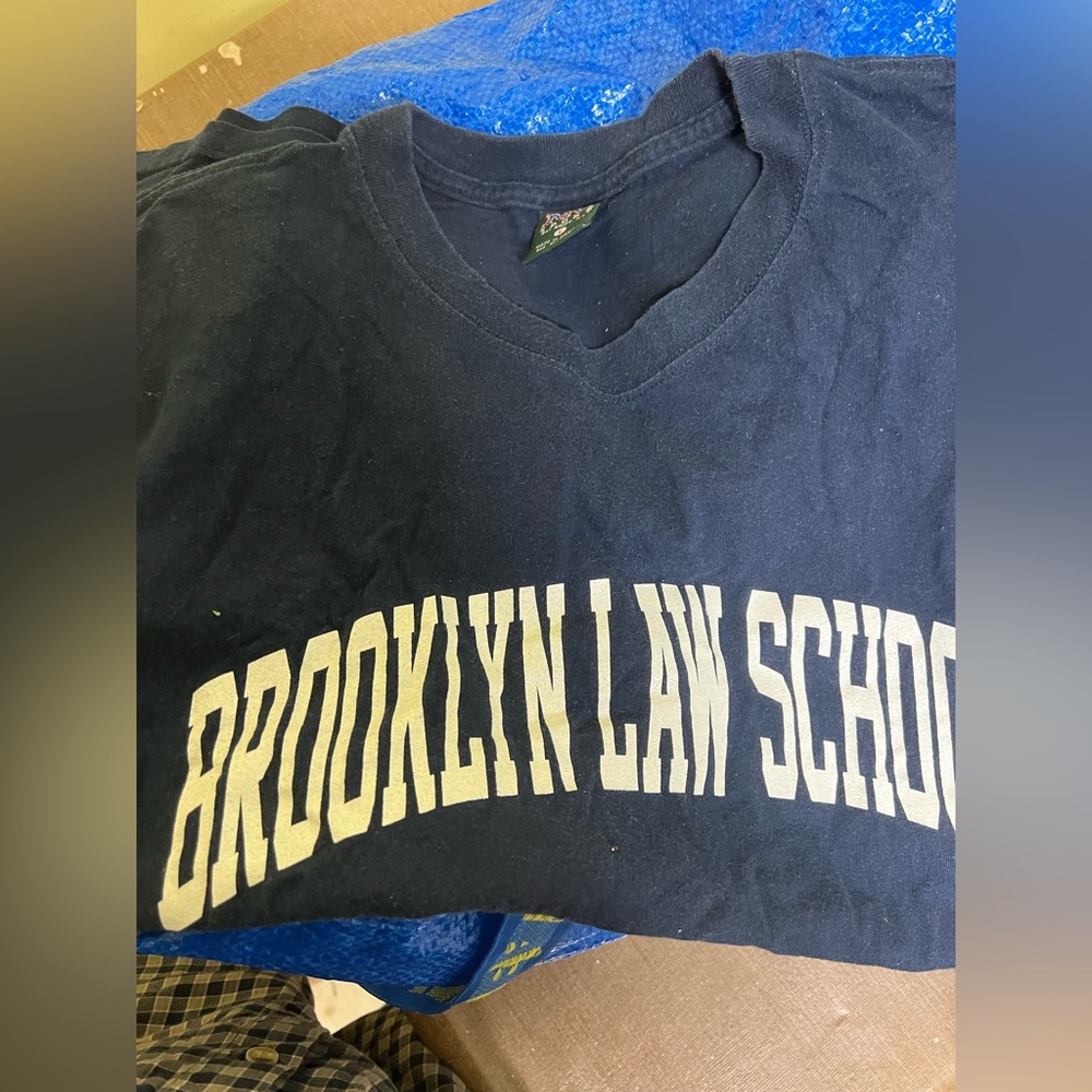 Brooklyn law school tshirt. L